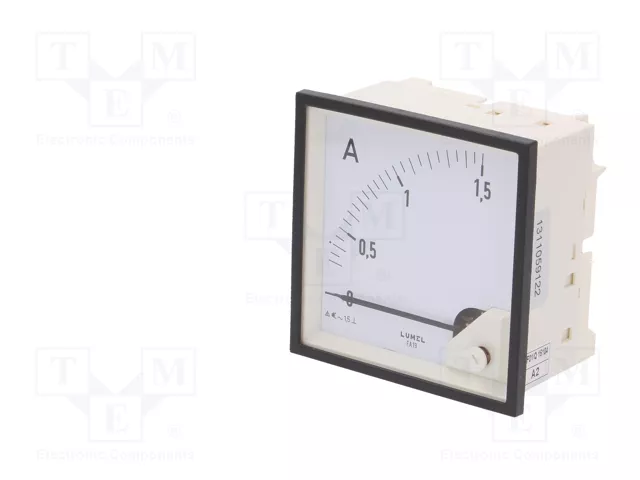 LUMEL EA19N Amperímetro para panel True RMS 1,5A 600V