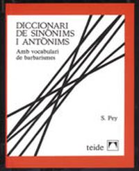 TEIDE, Diccionari de sinonims i antonims, Joan PEY GRAU - TEIDE