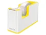 LEITZ WOW DUAL Dispensador de cinta adhesiva Amarillo y Blanco