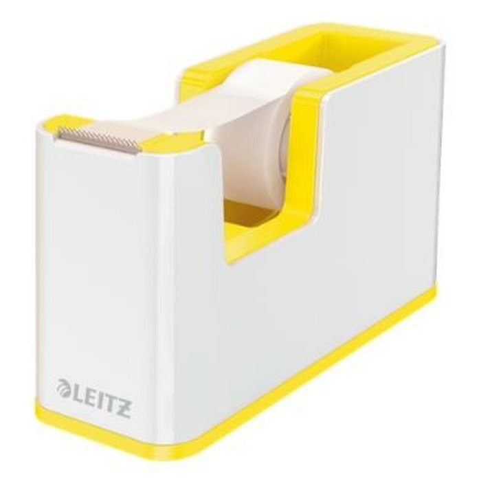 LEITZ WOW DUAL Dispensador de cinta adhesiva Amarillo y Blanco LEITZ WOW DUAL Dispensador de cinta adhesiva Amarillo y Blanco