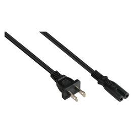 Kabelmeister Netkabel USA Typ A a C7 UL negro 1,8 m