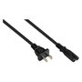Kabelmeister Netkabel USA Typ A a C7 UL negro 1,8 m