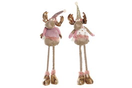 DKD Home Decor Figura Poliéster RENO Surtido de 2 unidades