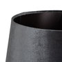 Lámpara Mesa Negro-Gris Cristal 39 X 39 X 64 cm