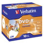 Verbatim DVD-R 4,7GB 16x Imprimible Pack de 10 Unidades