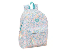 Mochila Escolar Moos Fiori Multicolor 31 x 43 x 13 cm
