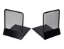 Q-connect Apoyalibros Metálico KF15098 Rejilla Negro Juego 165x152x135 mm