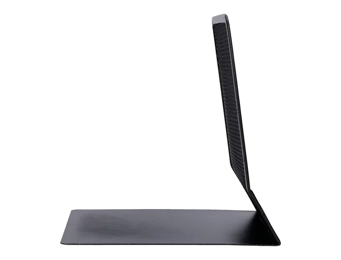 Q-connect Apoyalibros Metálico KF15098 Rejilla Negro Juego 165x152x135 mm