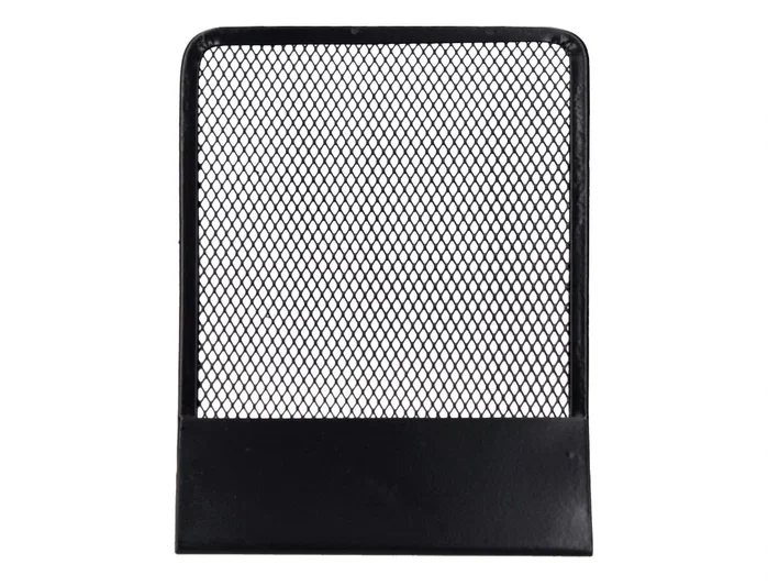 Q-connect Apoyalibros Metálico KF15098 Rejilla Negro Juego 165x152x135 mm