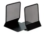 Q-connect Apoyalibros Metálico KF15098 Rejilla Negro Juego 165x152x135 mm