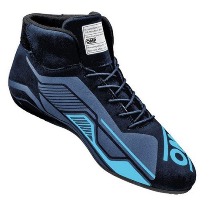 Omp OMPIC0-0829-A01-275-42 Zapatillas Deportivas FIA 8856-2018 Negro-Cian Talla 42