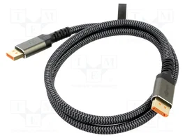 GOOBAY Cable DisplayPort 2.1 de 1m con acabado textil