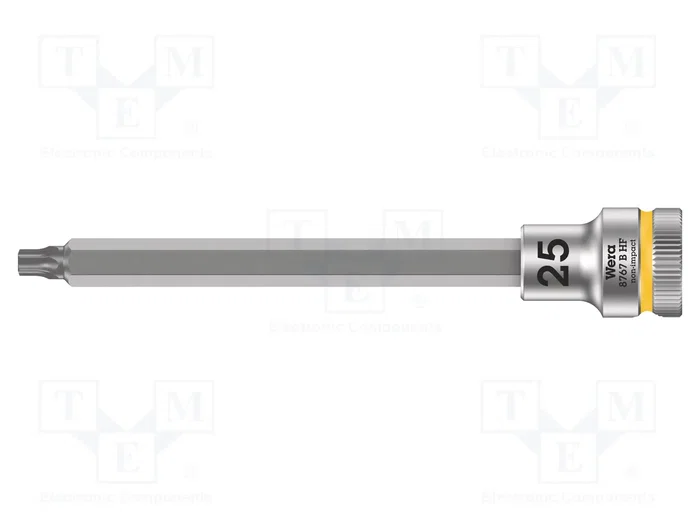 WERA Vaso Torx®-bit TX25 3/8 pulg. 107mm Zyklop WERA Vaso Torx®-bit TX25 3/8 pulg. 107mm Zyklop