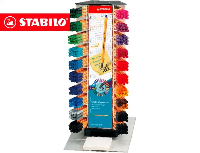 Stabilo Point 88 Rotuladores de Fibra Surtidos con Expositor de 240 Unidades + 20 de Regalo Stabilo Point 88 Rotuladores de Fibra Surtidos con Expositor de 240 Unidades + 20 de Regalo