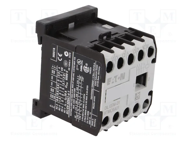 EATON ELECTRIC DILEEM Contactor 3-polar 230VAC 6,6A