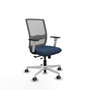 PIQUERAS Y CRESPO Silla de oficina Haches Azul marino y Gris