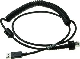 Datalogic CAB-553 Cable USB con conector USB A y RJ-45 Negro