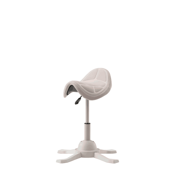 UP UP Silla de Oficina TORONTO SCI Saddle Chair Marfil / Ivory