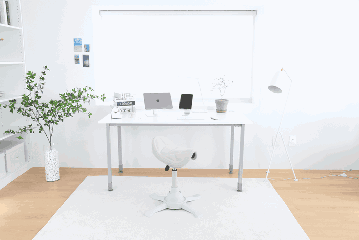 UP UP Silla de Oficina TORONTO SCI Saddle Chair Marfil / Ivory