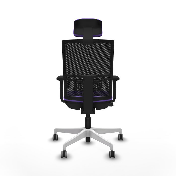 PIQUERAS Y CRESPO Silla de oficina Yunquera con mecanismo Sincro/Traslack, Lila y Negro PIQUERAS Y CRESPO Silla de oficina Yunquera con mecanismo Sincro/Traslack, Lila y Negro