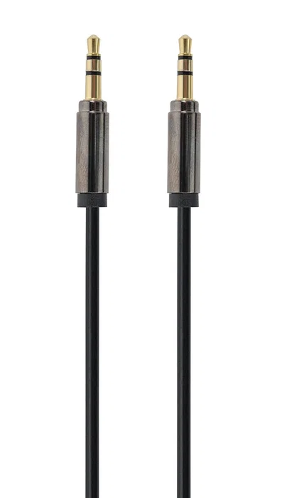 Gembird CCAP-444-1M Cable de audio estéreo 3,5 mm, 1 m, Negro Gembird CCAP-444-1M Cable de audio estéreo 3,5 mm, 1 m, Negro