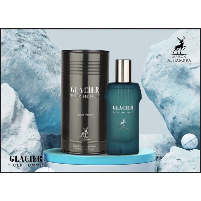 Maison Alhambra Glacier Pour Homme Eau de Parfum 100 ml Spray Maison Alhambra Glacier Pour Homme Eau de Parfum 100 ml Spray