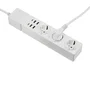 Edimax SP-1123WT - Regleta Inteligente Wi-Fi con 3 Enchufes AC y 4 Puertos USB, Control por App y Voz, Cable 1.5m, Interior, Blanco
