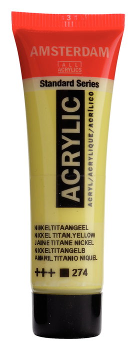 Amsterdam Amarillo Níquel Titanio 274 Pintura Acrílica 20 ml Amsterdam Amarillo Níquel Titanio 274 Pintura Acrílica 20 ml