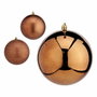 Set de Bolas de Navidad Krist+ Marrón Plástico (6 Unidades)