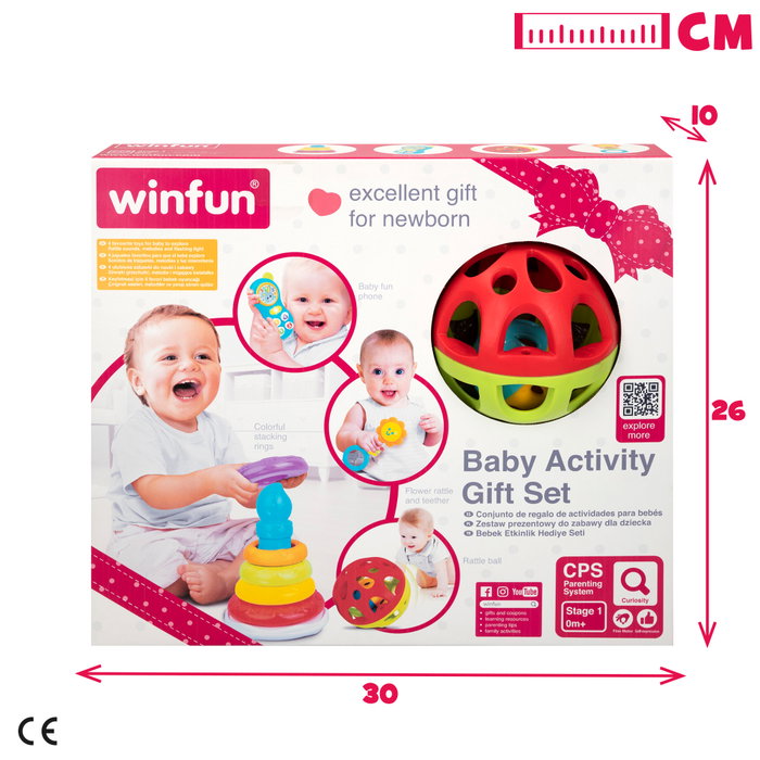 Winfun Set de 4 juguetes para bebés