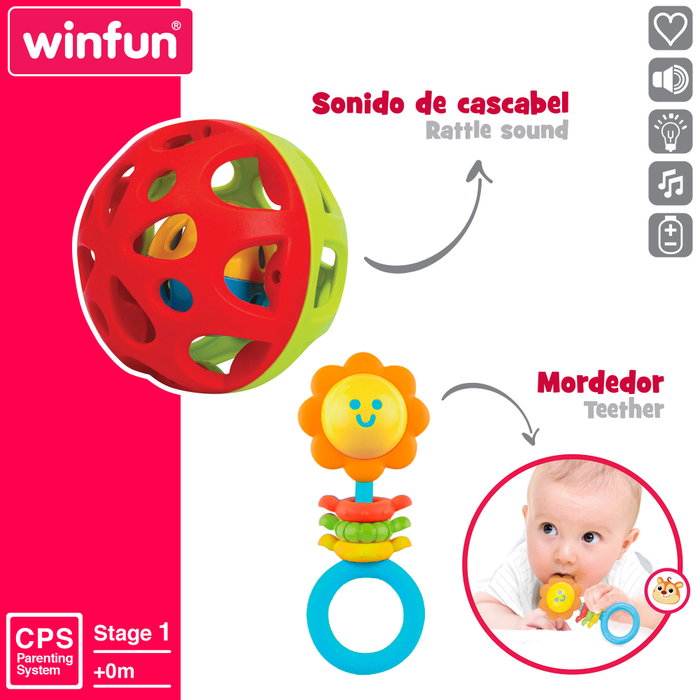 Winfun Set de 4 juguetes para bebés