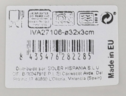 Inde Fuente Redonda Ivar Nordic Brillo ø32cm