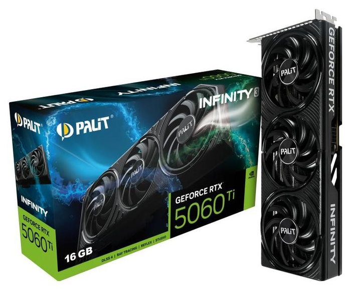 Palit GeForce RTX 5060 Ti Infinity 3 16GB GDDR7 Palit GeForce RTX 5060 Ti Infinity 3 16GB GDDR7