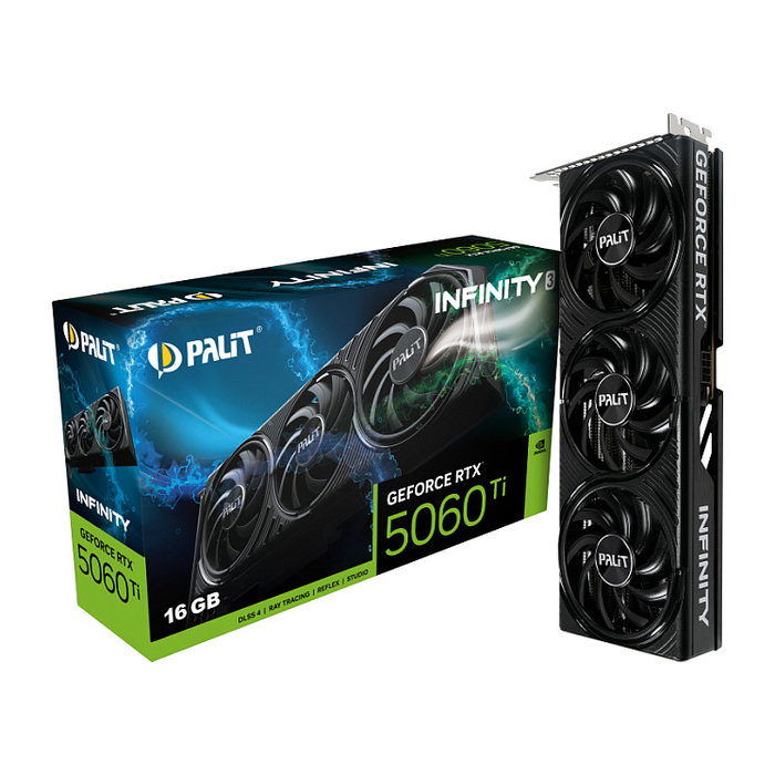Palit RTX 5060 Ti 16GB GDDR7 3 Fan Infinity 3 Tarjeta Gráfica