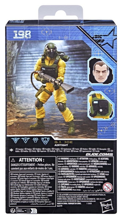 Hasbro G.I. Joe Classified Series Figura #198 Airtight 15 cm Hasbro G.I. Joe Classified Series Figura #198 Airtight 15 cm