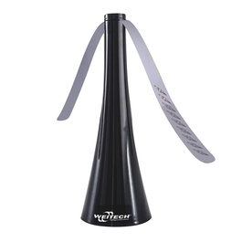 Weitech Ahuyentador de Moscas con Movimiento Giratorio, 2 Aspas Blandas que se Detienen al Contacto, Ø9 x 25.6 cm, Funciona con 2 Pilas AA (No Incluidas)