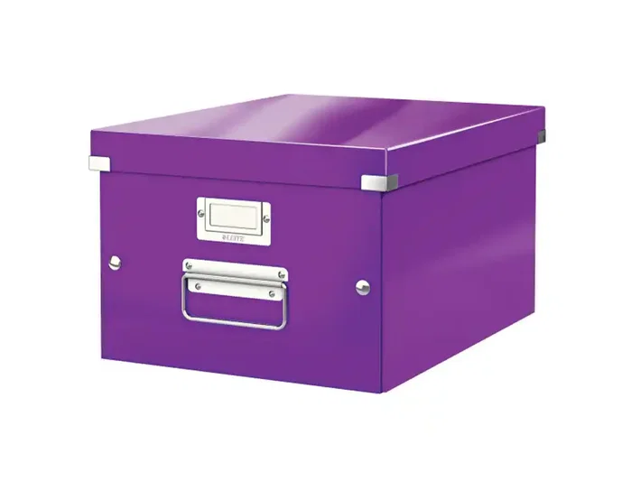 Leitz Caja de almacenamiento Click&Store mediana 16 litros violeta Leitz Caja de almacenamiento Click&Store mediana 16 litros violeta
