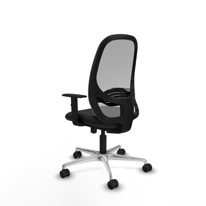 PIQUERAS Y CRESPO Silla de oficina Cilanco con mecanismo Sincro/Traslack, Negro y Gris PIQUERAS Y CRESPO Silla de oficina Cilanco con mecanismo Sincro/Traslack, Negro y Gris