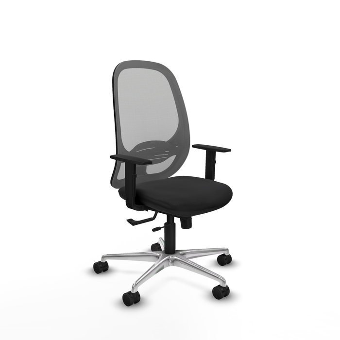 PIQUERAS Y CRESPO Silla de oficina Cilanco con mecanismo Sincro/Traslack, Negro y Gris PIQUERAS Y CRESPO Silla de oficina Cilanco con mecanismo Sincro/Traslack, Negro y Gris