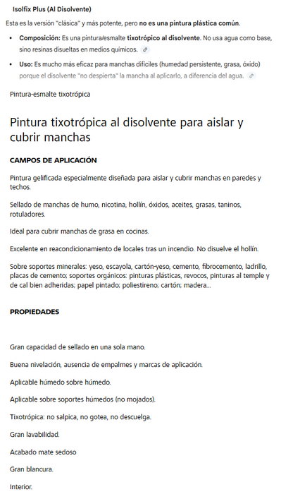 AGUAPLAST Isolfixplus Cubremanchas Blanco 4L