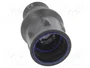 HARTING Carcasa para conectores redondos Han® F+B recta negra IP67/IP6K9K