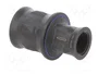HARTING Carcasa para conectores redondos Han® F+B recta negra IP67/IP6K9K