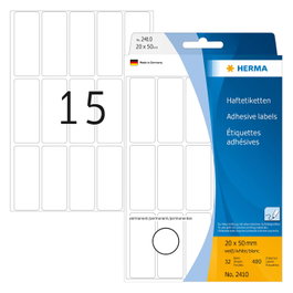 HERMA Etiquetas 50,0 x 20,0 mm