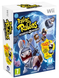 Ubisoft Raving Rabbids Regreso al Pasado + Figura