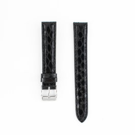 Tommy Hilfiger Correa de Piel Negra 16mm