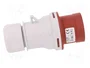 PAWBOL Enchufe Macho 16A 4 Pines IEC 60309