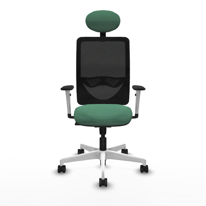 PIQUERAS Y CRESPO Silla de oficina Zulema con mecanismo Sincro, Verde esmeralda y Negro PIQUERAS Y CRESPO Silla de oficina Zulema con mecanismo Sincro, Verde esmeralda y Negro
