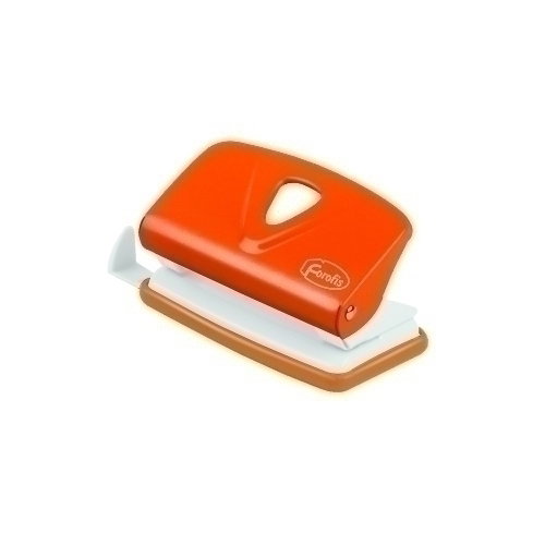FOROFIS Taladro de 2 punzones para 10 hojas Full Metal Naranja FOROFIS Taladro de 2 punzones para 10 hojas Full Metal Naranja