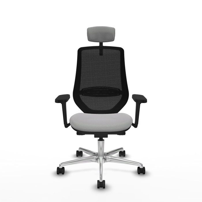 PIQUERAS Y CRESPO Silla de oficina Mardos con mecanismo Sincro/Traslack, Gris claro y Negro PIQUERAS Y CRESPO Silla de oficina Mardos con mecanismo Sincro/Traslack, Gris claro y Negro