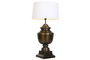 DKD Home Decor Lámpara Sobremesa India lamps 1c25 Bronce Negro 60 x 103 x 60 cm